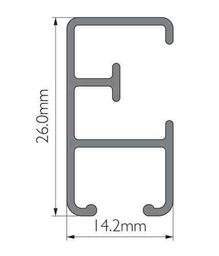 Heavy Duty H Traverse Rod Set