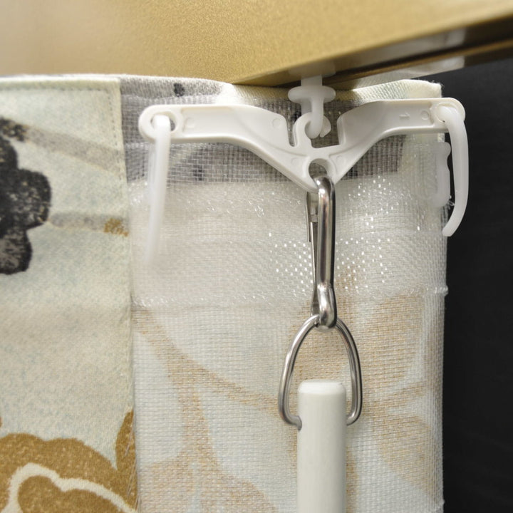 neat pleat guide and baton holder