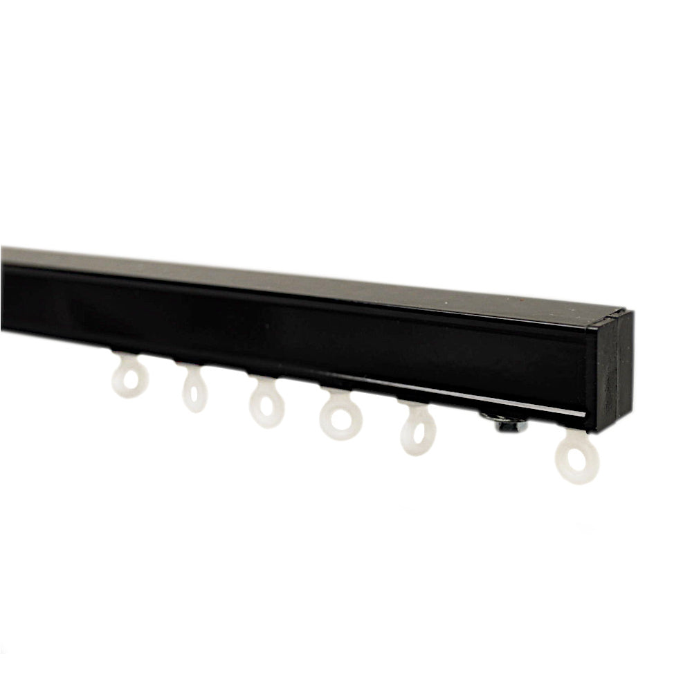 CS black curtain track
