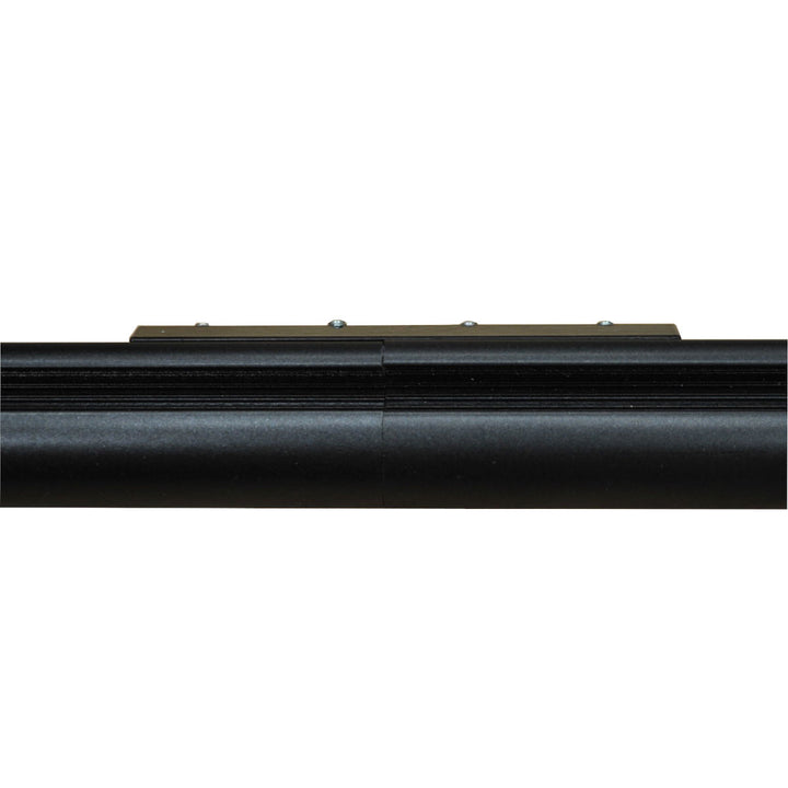 DS drapery track with hidden splice black