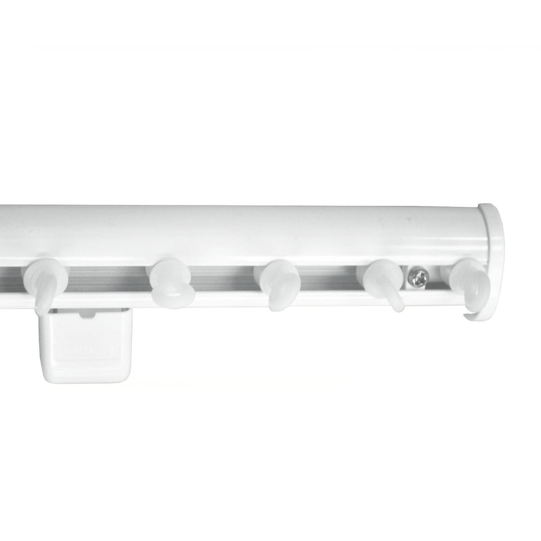 DS curtain track ceiling mount white