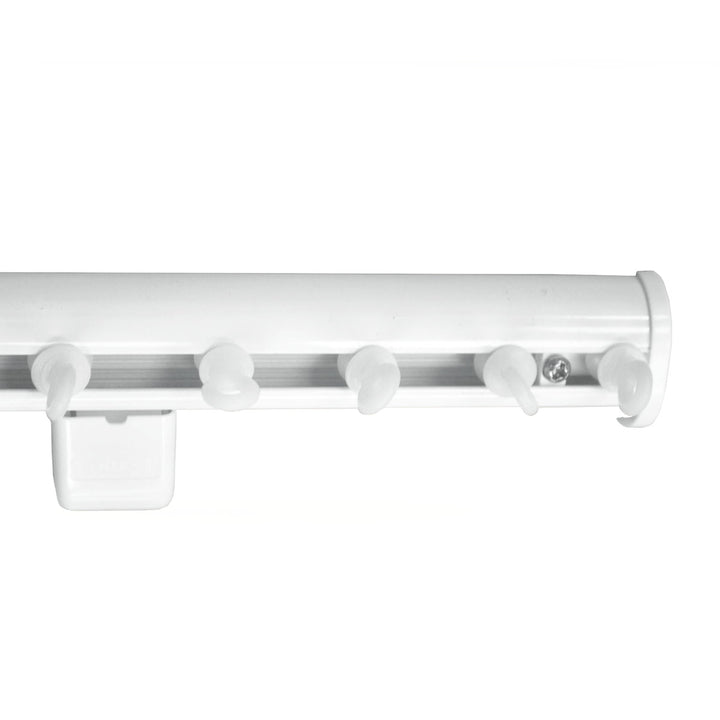 DS curtain track ceiling mount white