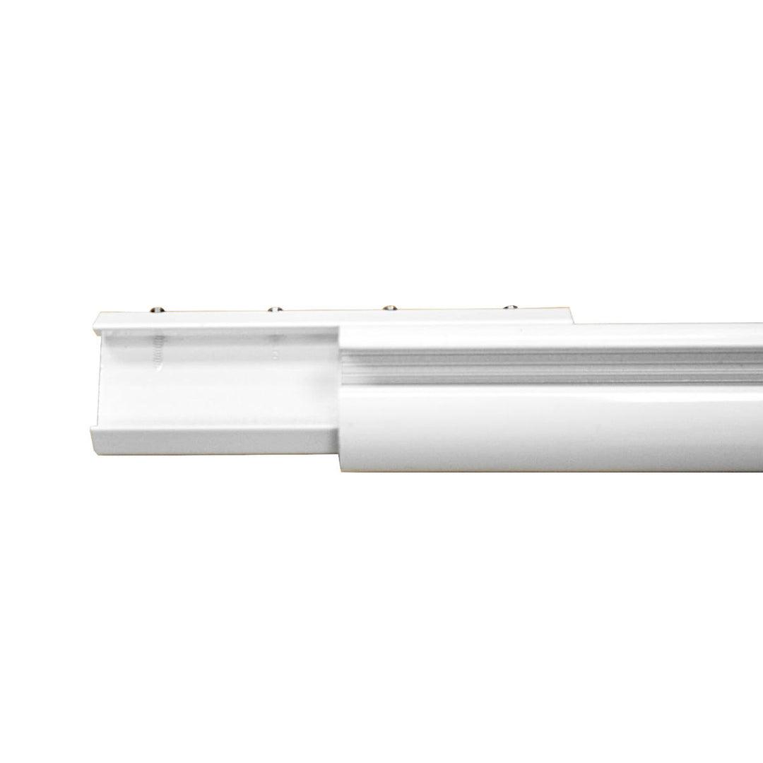 DS drapery track w/ hidden splice white