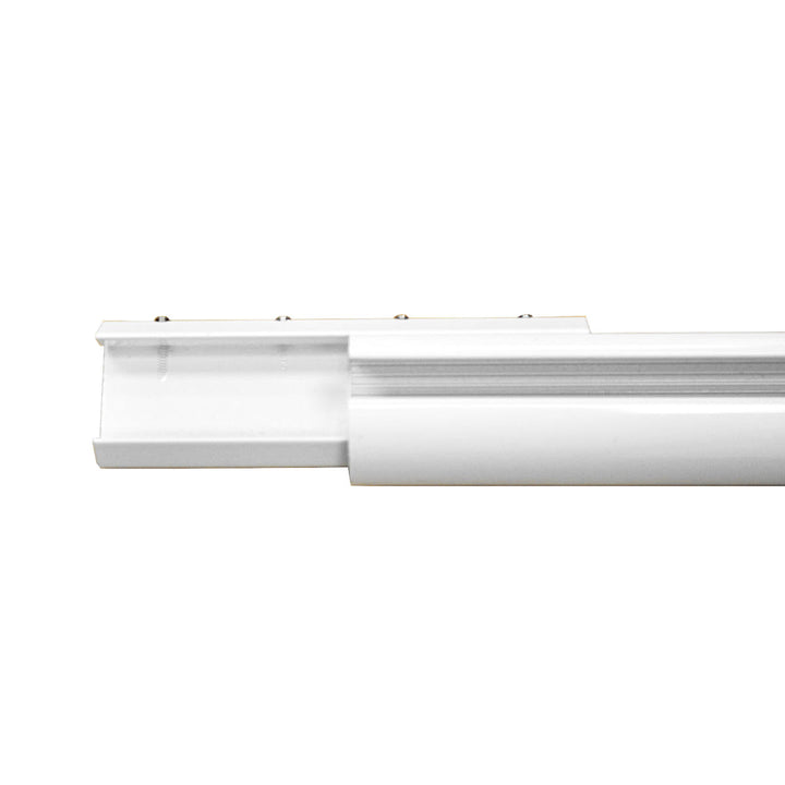 DS drapery track w/ hidden splice white