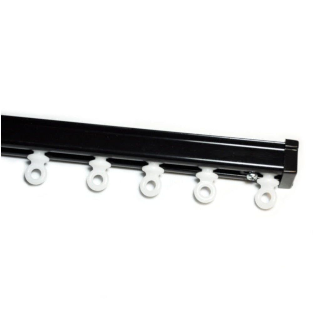 KS black curtain track