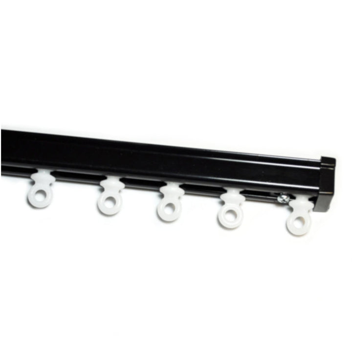 KS black curtain track