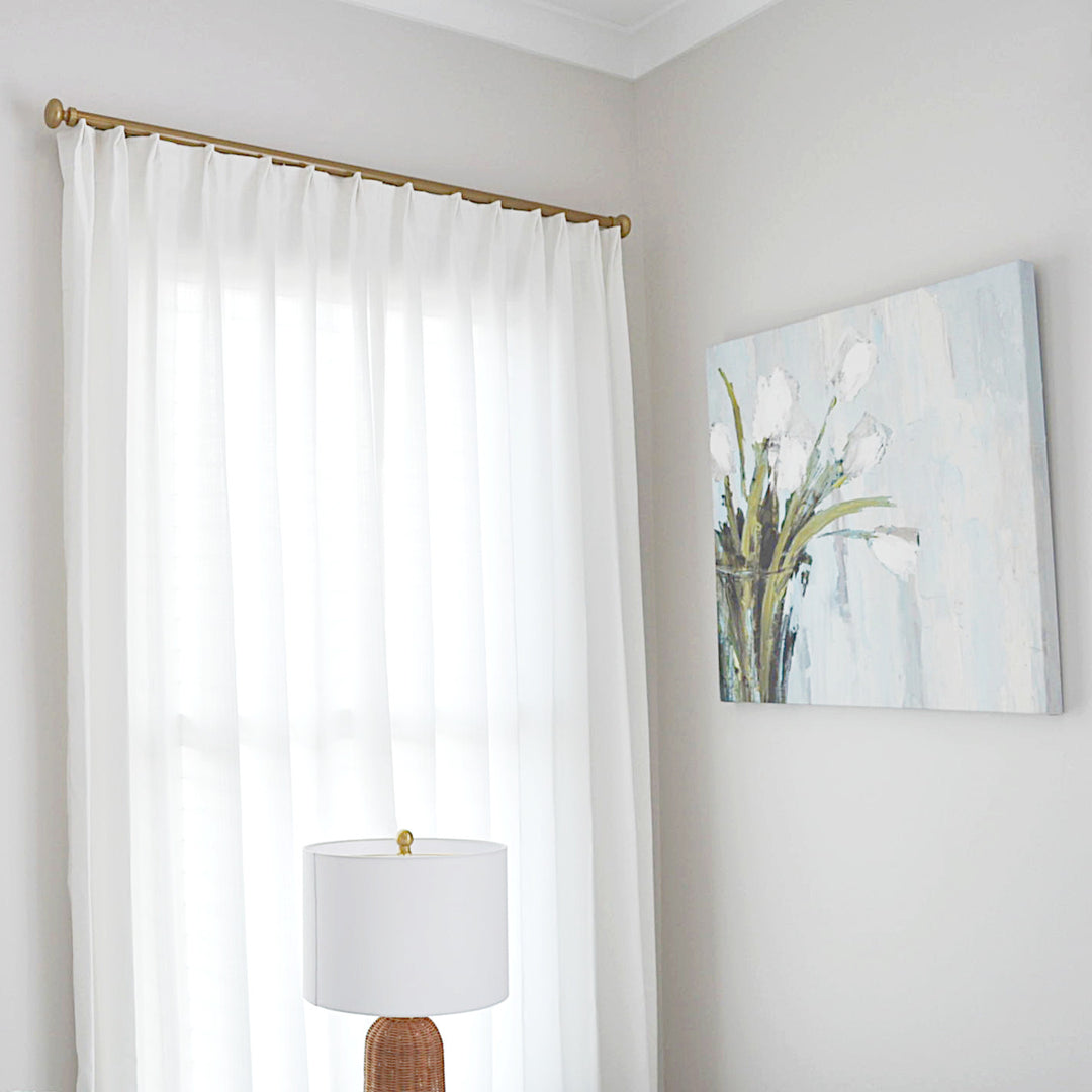 Euro pleat room setting linen