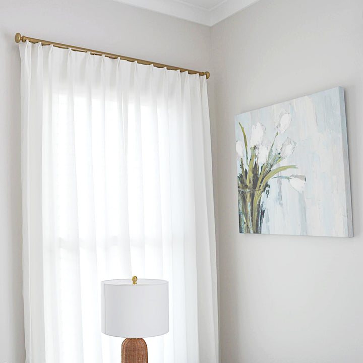Euro pleat room setting linen