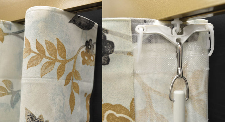 neat pleat guide and baton holder