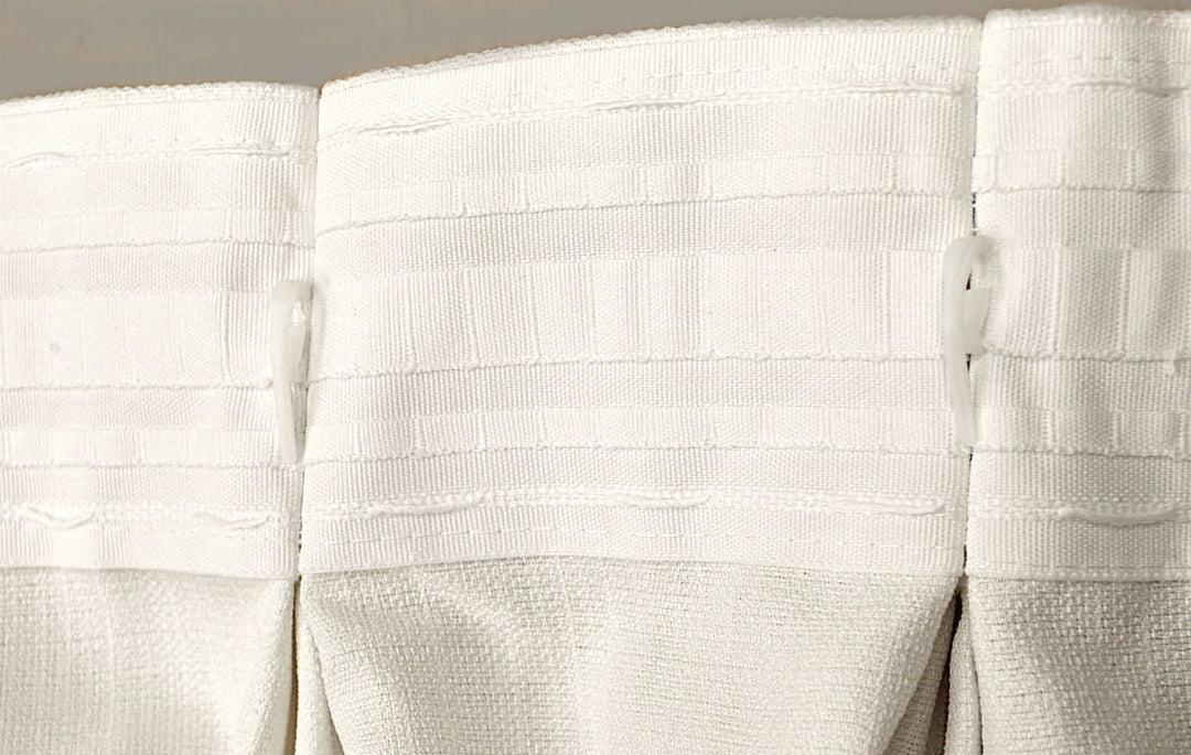 Triple pleat panel back
