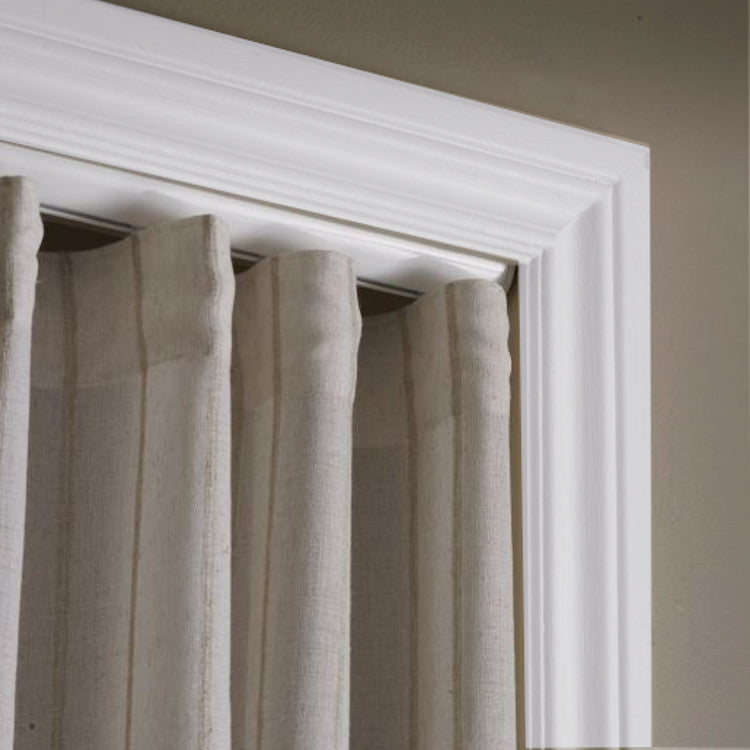 Invisible ceiling mount track set