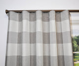 Decor 2 wave fold/ripplefold curtain dark walnut end caps