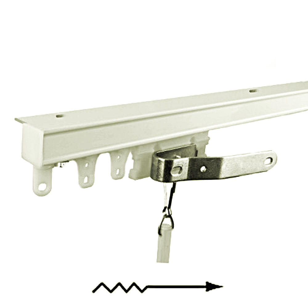 94004 ceiling hotel track bulk white one way strack left