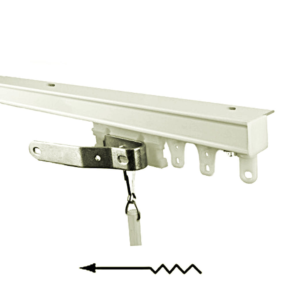 94004 ceiling hotel track bulk white one way stack right