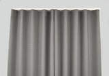 bali silver wave fold curtain