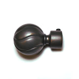 Bola wrought iron ball finial 3/4" grey copper