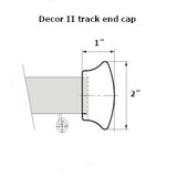 Decor 2 end cap dimensions