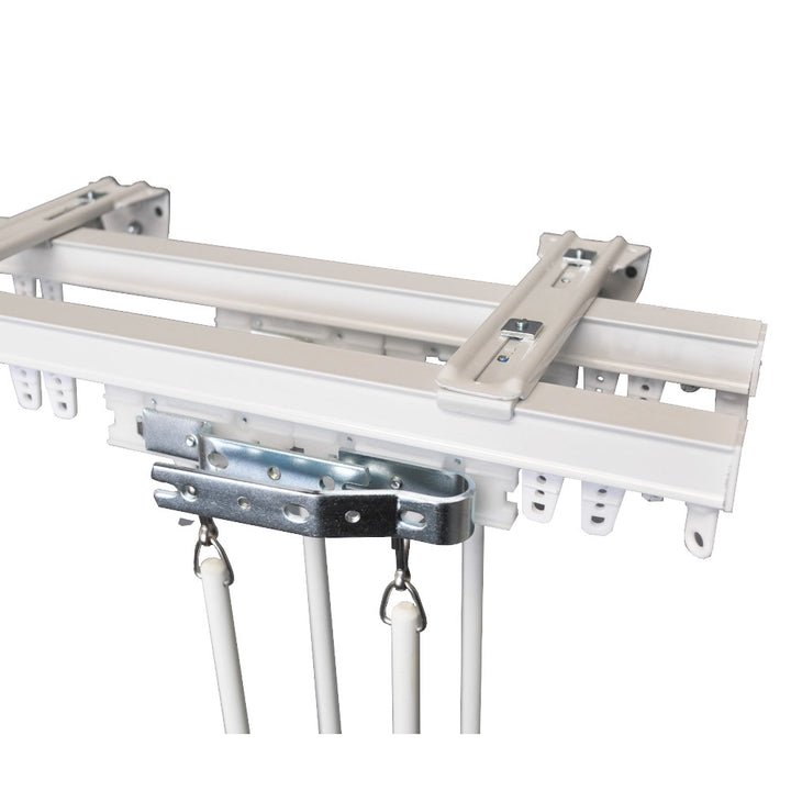 Double CS baton draw track set white