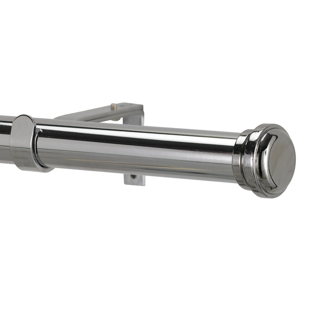 End cap silver 1 1/8" pole