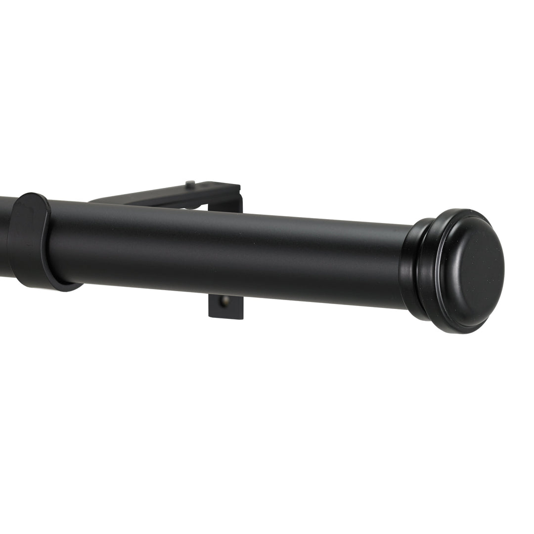 End cap black 1 1/8" pole
