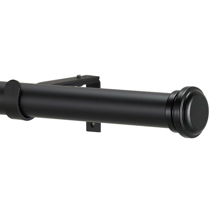 End cap black 1 1/8" pole