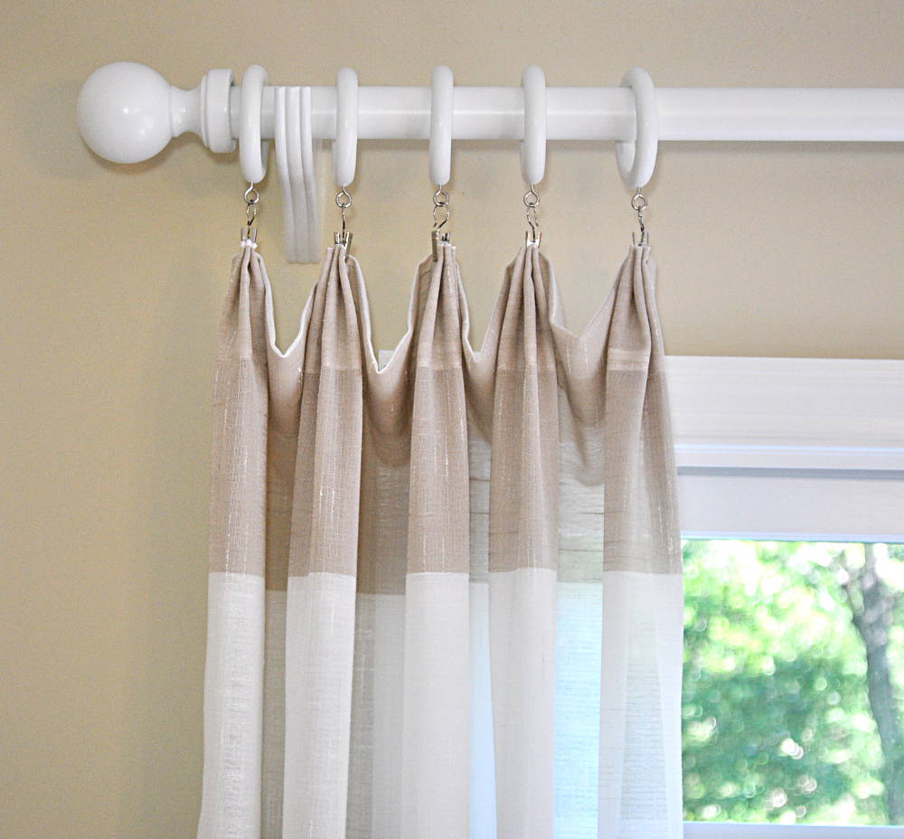 Euro Pleat using Pinch a Pleat clips