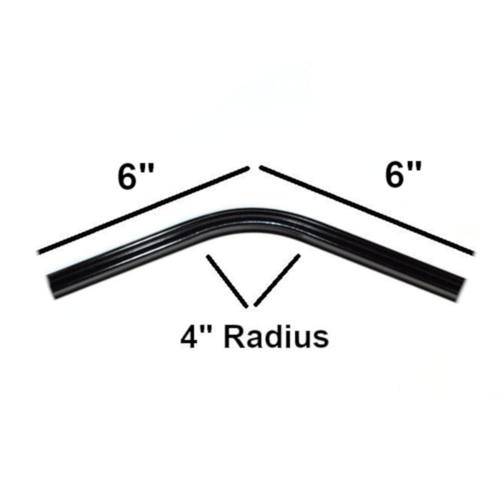 KS track 45 degree bend black