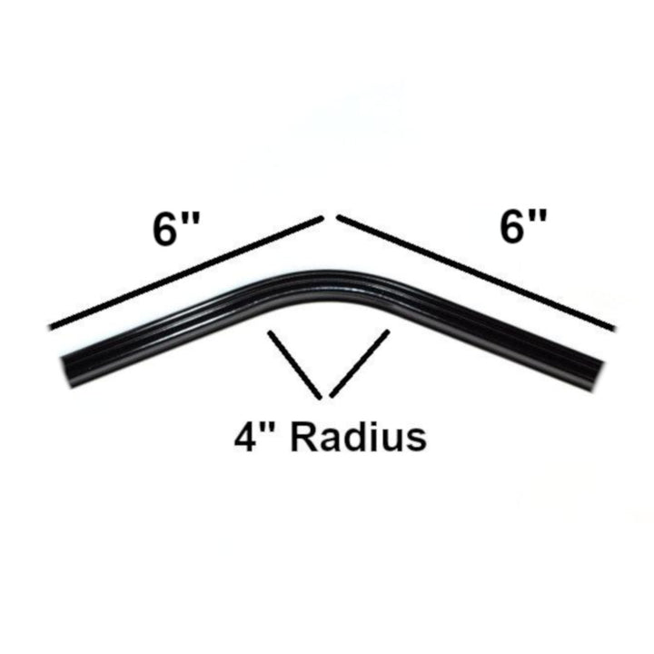 KS track 45 degree bend black