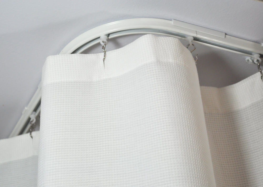 Ceiling Shower Curtain Track System | Shelly Lighting