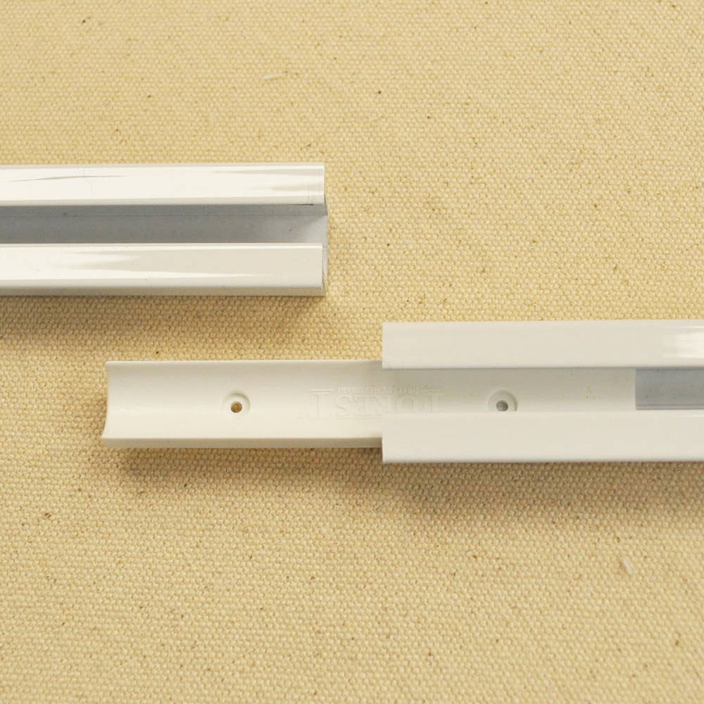 KS recessed ceilign track with splice