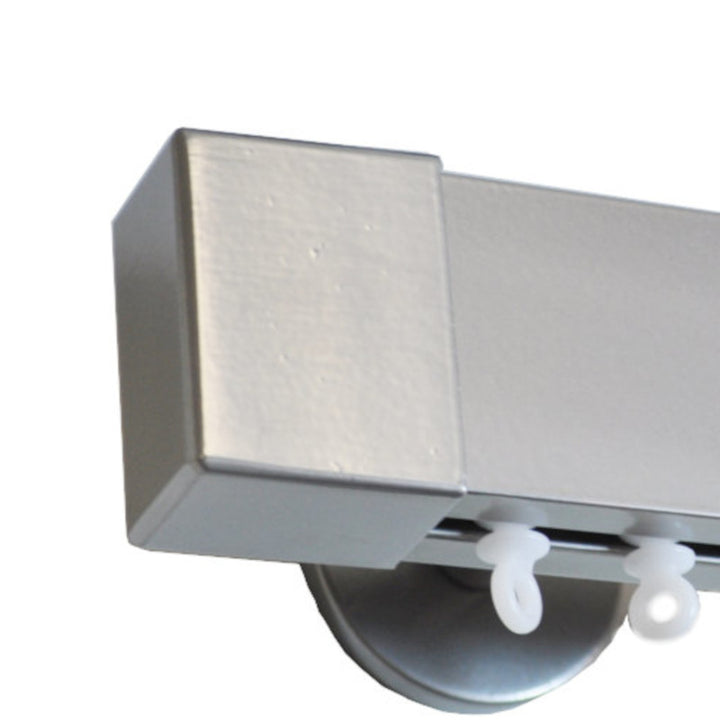 Konture end cap silver