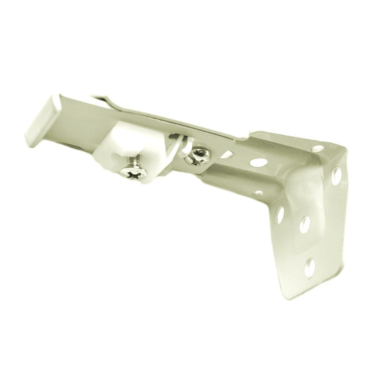 CS curtain track white wall bracket