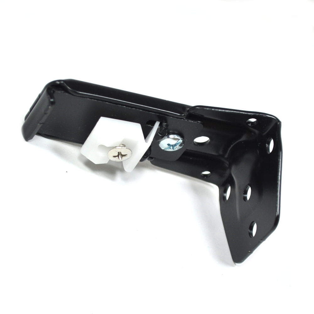 CS black wall bracket for curtain track