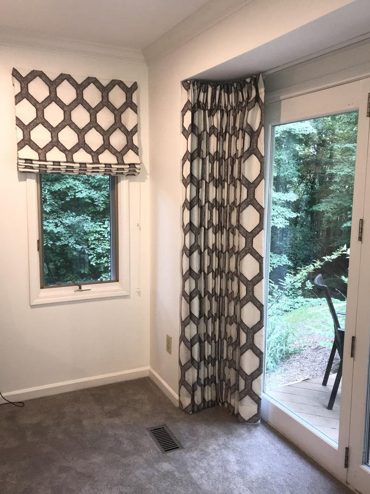 CS curtain track with 90 degree bend