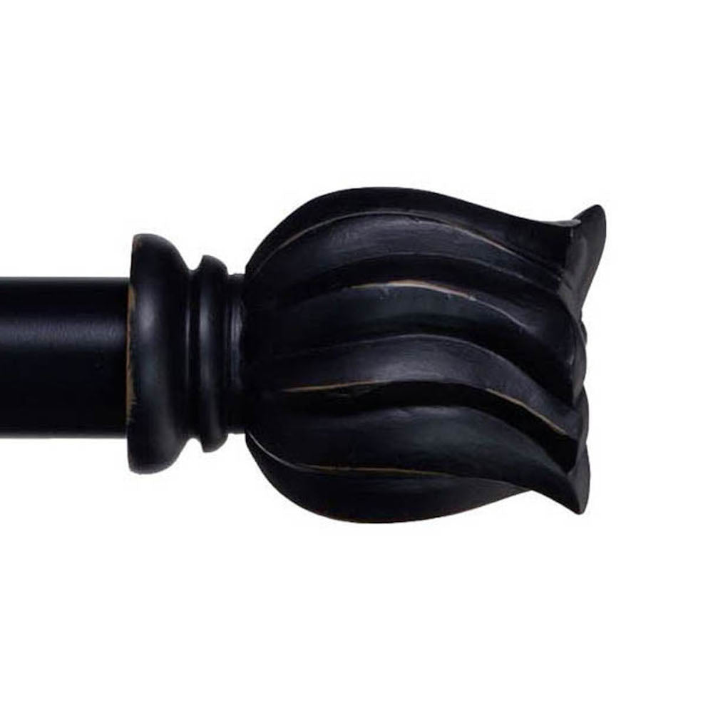 Simplicite Dalauny Finial, Black