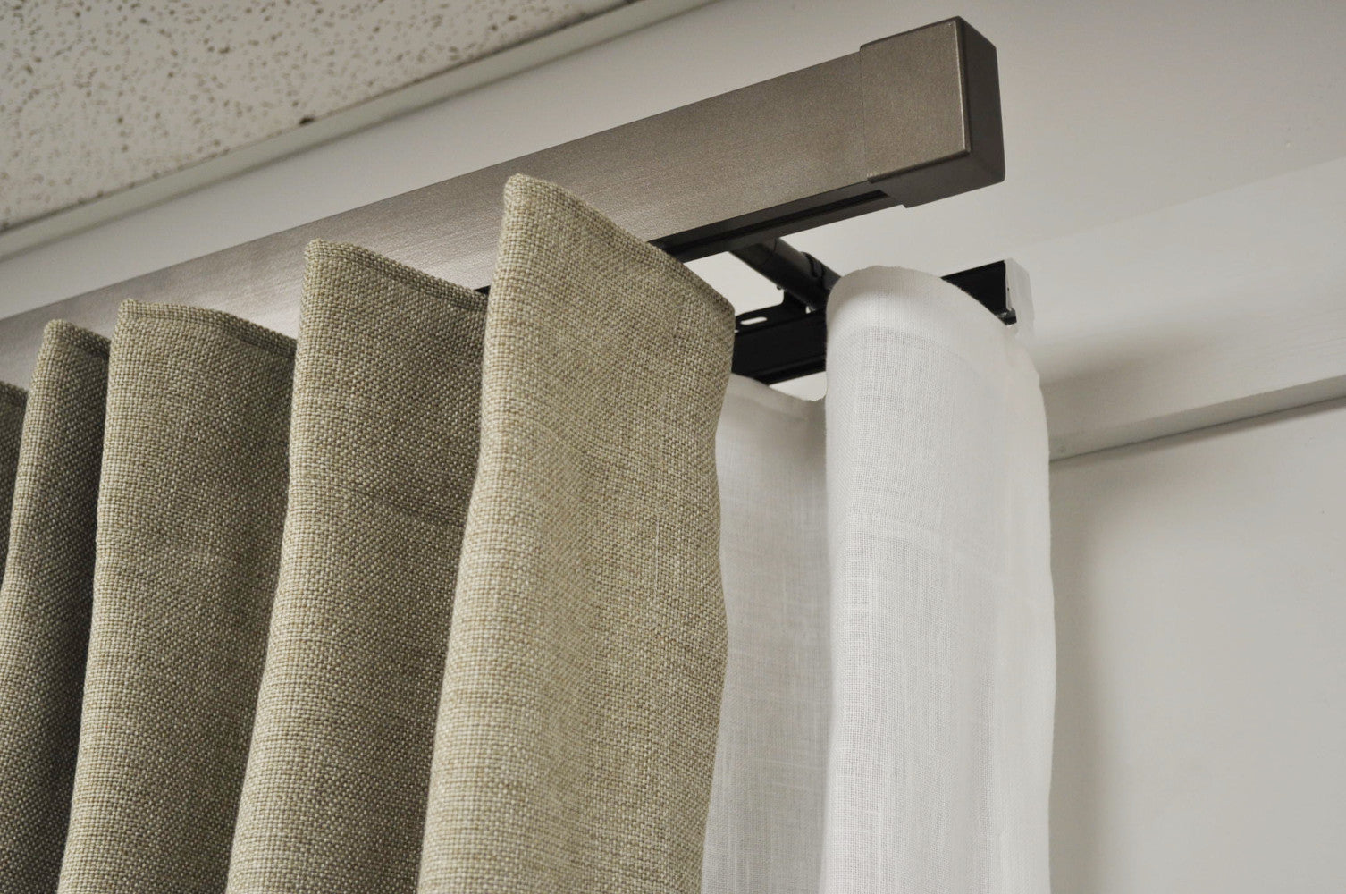 Kontur Double Traverse Rod Set – Curtain Rod Connection