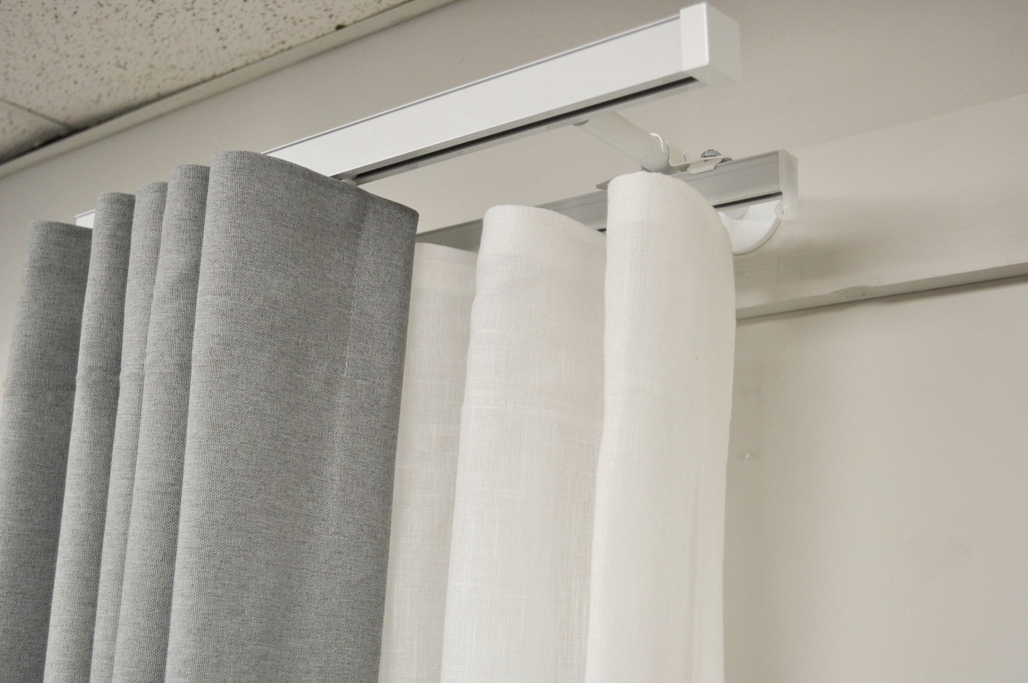 Nexgen/Euro Double Traverse Rod Set – Curtain Rod Connection