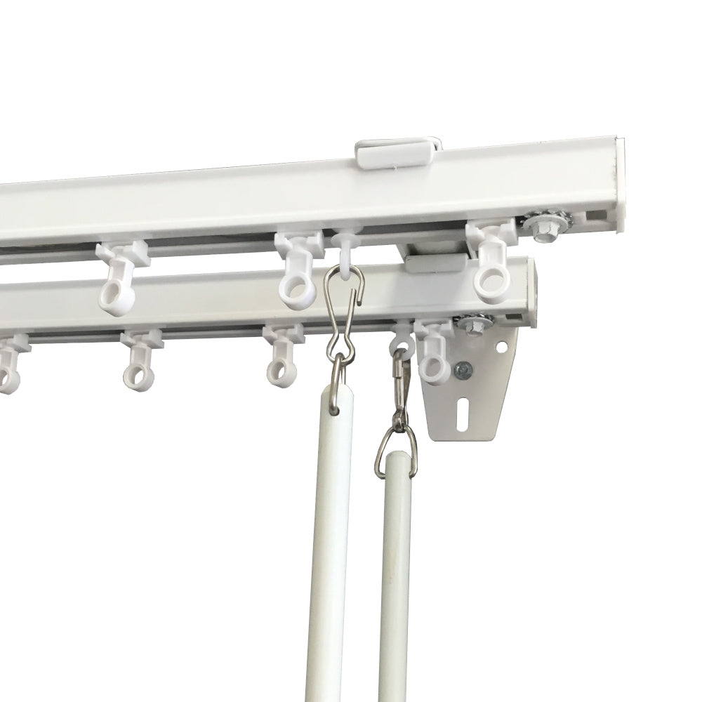 Cs Track Drapery Ripplefold Center Draw Curtain Track Sets – Curtain Rod Connection