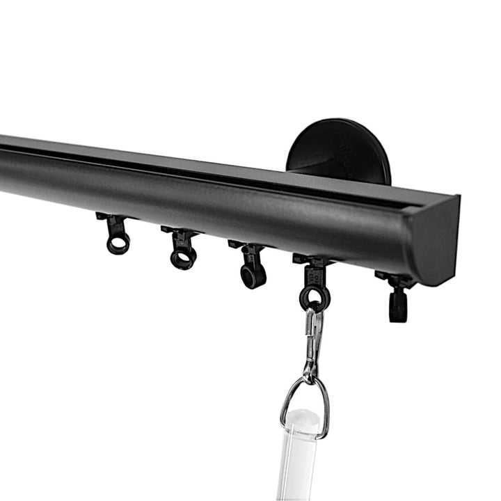 invisible ripplefold track set black