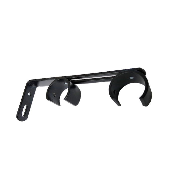 1 1/8" Double bracket, Black